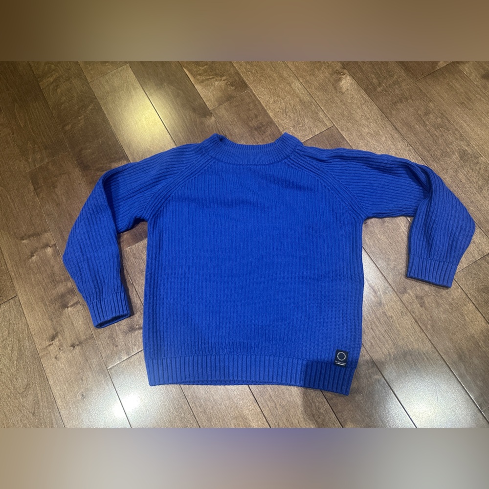 NEXT DIRECT • Vibrant Blue Kids Crewneck ribbed Sweater